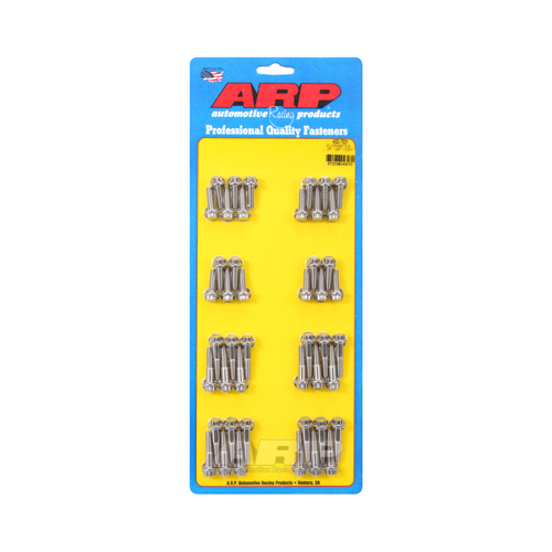 ARP Valve Cover Bolts, Stainless Steel, Polished, 12-Point, 6mm x 1.0 Thread, GM Duramax 6.6L, Set of 46