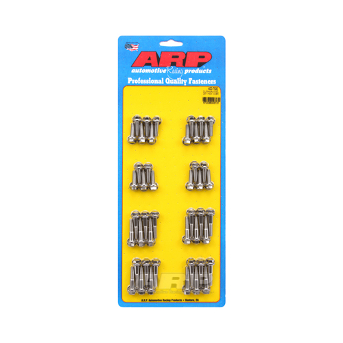 ARP Valve Cover Bolts, Stainless Steel, Polished, Hex Head, 6mm x 1.0 Thread, GM Duramax 6.6L, Set of 46