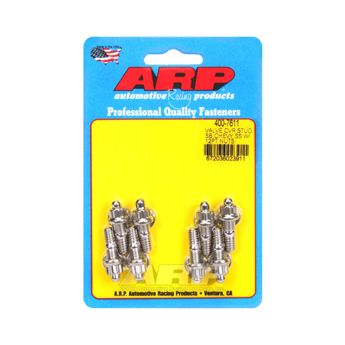 ARP Valve Cover Studs, Stainless Steel, Stamped Steel Covers, 12-point, Kit