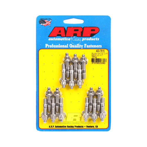 ARP Valve Cover Studs, Stainless, Polished, 12-Point, 1/4 in.-20, 1.50 in. Length, Set of 16