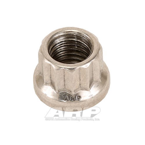 ARP Nut, 12-point, ARP Stainless Steel, Polished, 1/4 in.-28 Thread, 180000psi, Each