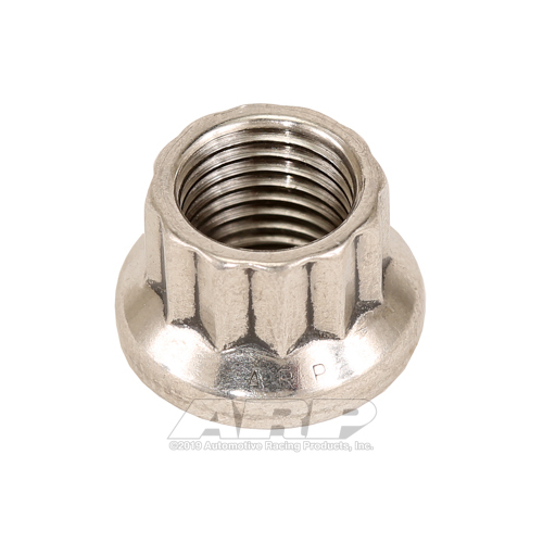 ARP Nut, 12-point, ARP Stainless Steel, Polished, 3/8 in.-24 Thread, 180000psi, Each