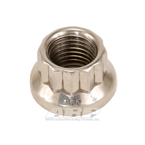 ARP Nut, 12-point, ARP Stainless Steel, Polished, 12mm x 1.25 Thread, 180000psi, Each