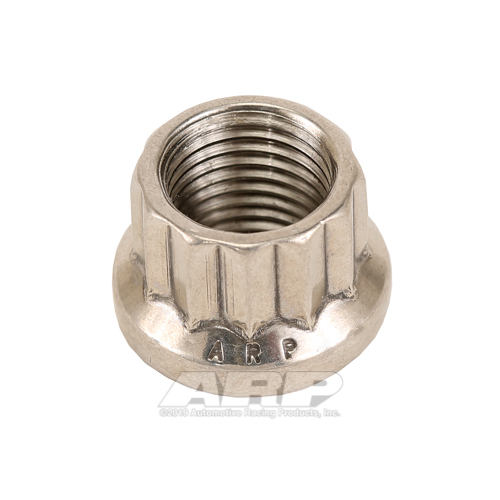 ARP Nut, 12-point, ARP Stainless Steel, Polished, 12mm x 1.25 Thread, 180000psi, Each