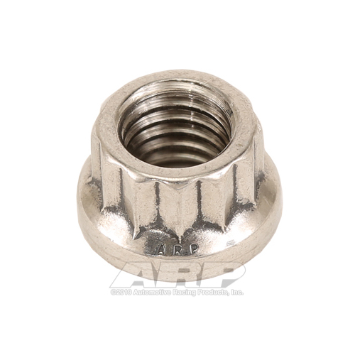 ARP Nut, 12-point, 8740 Chromoly, Steel, Black, 8mm x 1.25 Thread, 180000psi, Each