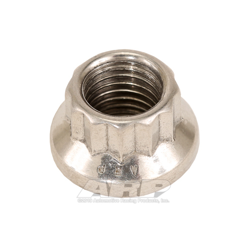 ARP Nut, 12-point, ARP Stainless Steel, Polished, 10mm x 1.25 Thread, 180000psi, Each