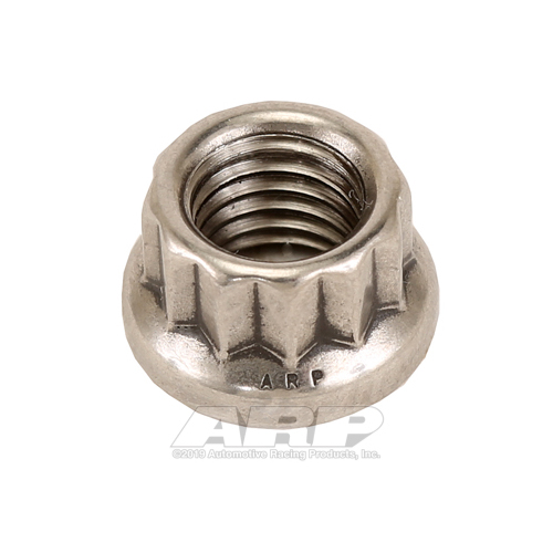 ARP Nut, 12-point, 8740 Chromoly, Steel, Black, 7mm x 1 Thread, 180000psi, Each