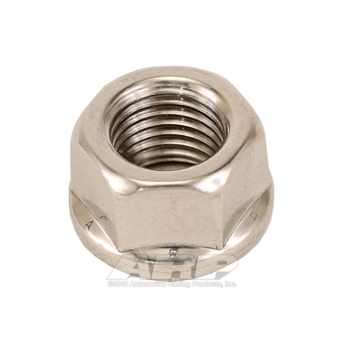 ARP Nut, Hex, ARP Stainless Steel, Polished, Flanged, 7/16 in.-20 Thread, 180000psi, Each