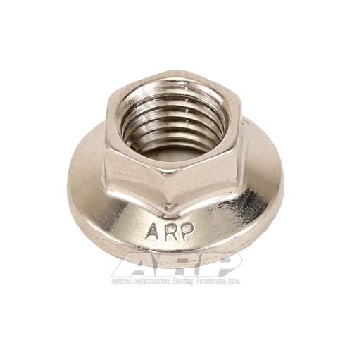 ARP Nut, Hex, ARP Stainless Steel, Polished, Flanged, 5/16 in.-24 Thread, 180000psi, Each