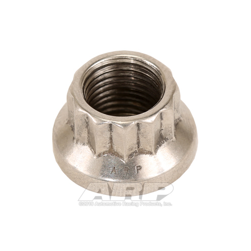 ARP Nut, 12-point, ARP Stainless Steel, Polished, 10mm x 1 Thread, 180000psi, Each