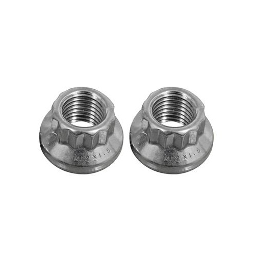 ARP Nut, 12-point, ARP Stainless Steel, Polished, 12mm x 1.5 Thread, 180000psi, Each