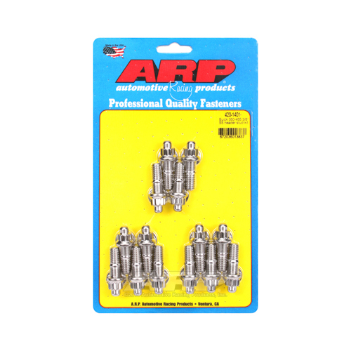 ARP Header Studs, For Buick 350-455 3/8 in. SS, Kit
