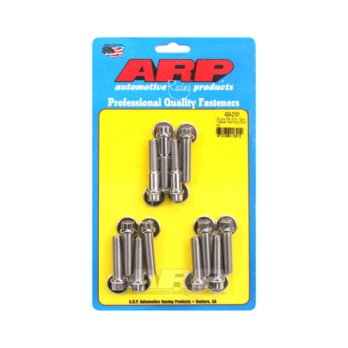 ARP Bolts, Intake Manifold, 12-point Head, Stainless Steel, Polished, For Buick 215, 180000psi, Kit