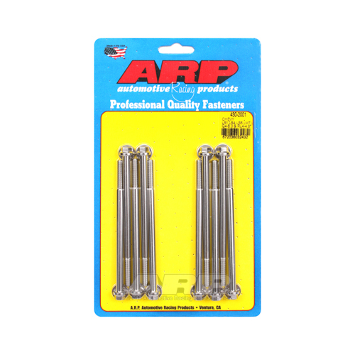 ARP Bolts, Intake Manifold, Hex Head, Stainless Steel, Polished, For Chevrolet LS1, LS4, LS6, 180000psi, Kit