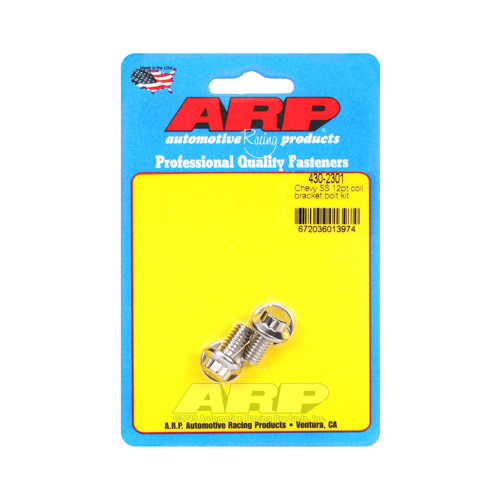 ARP Coil Bracket Bolts, Stainless, 12-Point, For Chevrolet, Each