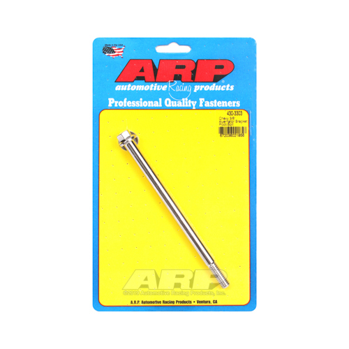 ARP Alternator Bracket Bolts, Stainless Steel, Polished, Hex Head, For Chevrolet Small/Big Block, Each