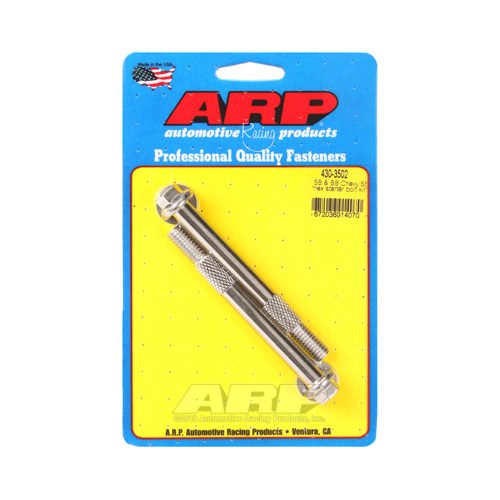 ARP Starter Bolts, Stainless Steel, 3/8-16 x 3.760 in., Hex Head, Mini Starter, For Chevrolet, Big, Small, Pair