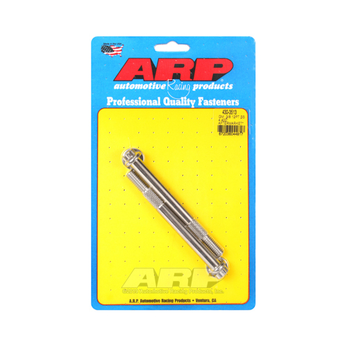 ARP Starter Bolts, Custom 450, Polished, Flanged 12-point Head, 3/8-16 in. Thread, Mini Starter Style, For Chevrolet, Pair
