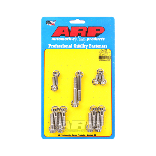 ARP Timing Cover Bolts, Stainless Steel, Polished, 12-Point Head, For Chevrolet, LT1 6.2L, Kit