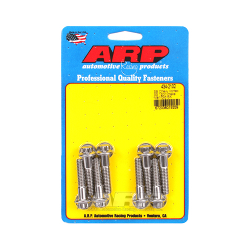 ARP Bolts, Intake Manifold, 12-point Head, Stainless Steel, Polished, For Chevrolet 305-350, 180000psi, Kit