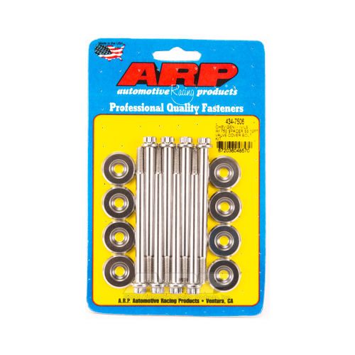 ARP Valve Cover Bolts, SB For Chevrolet GENIII IV/LS w/.750 spacer SS 12-point, Kit