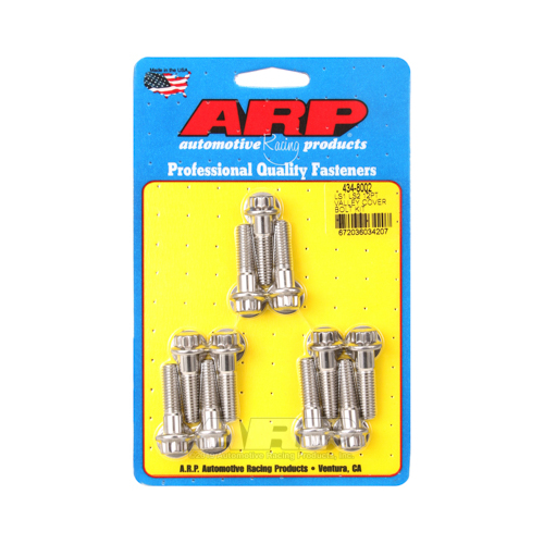 ARP Bolts, Intake Manifold, 12-point Head, Stainless Steel, Polished, For Chevrolet Gen III/IV LS, 180000psi, Kit