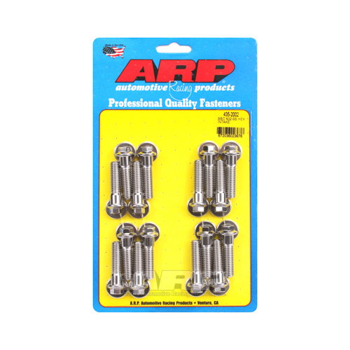 ARP Bolts, Intake Manifold, Hex Head, Stainless Steel, Polished, For Chevrolet 502, 180000psi, Kit