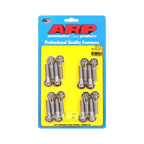 ARP Bolts, Intake Manifold, 12-point Head, Stainless Steel, Polished, For Chevrolet 502, 180000psi, Kit