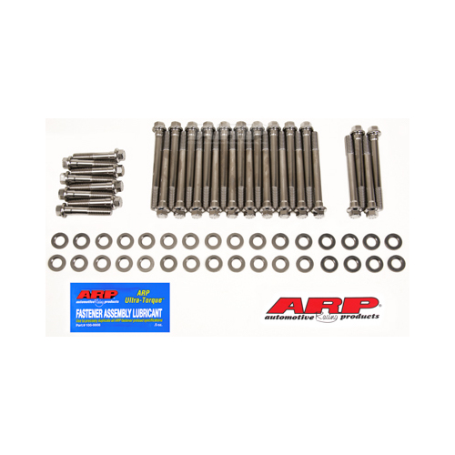 ARP Cylinder Head Bolts, Hex Head, Stainless, For Chevrolet BB, 396-402-427-454 Cast iron OEM, Kit