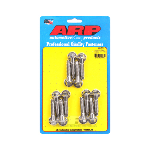 ARP Bolts, Intake Manifold, Hex Head, Stainless Steel, Polished, For Chrysler 318-440, 180000psi, Kit