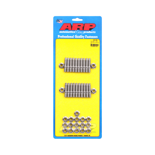 ARP Oil Pan Studs, Stainless Steel, Polished, Hex, 1.7 in, Keith Black Hemi, Kit