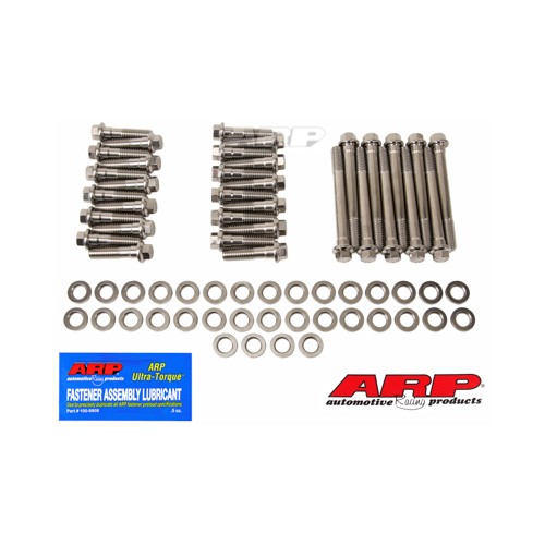 ARP Cylinder Head Bolts, Hex Head, Stainless, For Chrysler BB, 383-400-413-426-440 Wedge, Kit