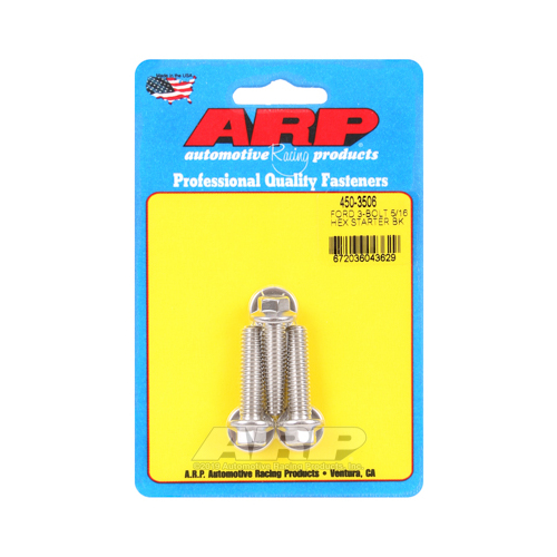 ARP Starter Bolts, For Ford SS 3-bolt 5/16 in. hex, Kit
