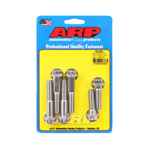 ARP Bellhousing Bolts, 12-point, 7/16-14 in. Thread, Stainless Steel, Natural, For Ford, 289, 302, 351W, Kit