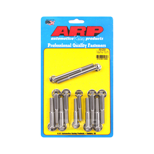 ARP Bolts, Intake Manifold, Hex Head, Stainless Steel, Polished, For Ford 351C, 351-400M, 180000psi, Kit