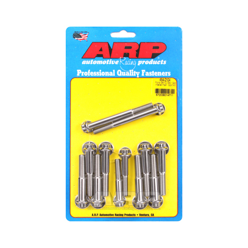 ARP Bolts, Intake Manifold, 12-point Head, Stainless Steel, Polished, For Ford 351C, 351-400M, 180000psi, Kit