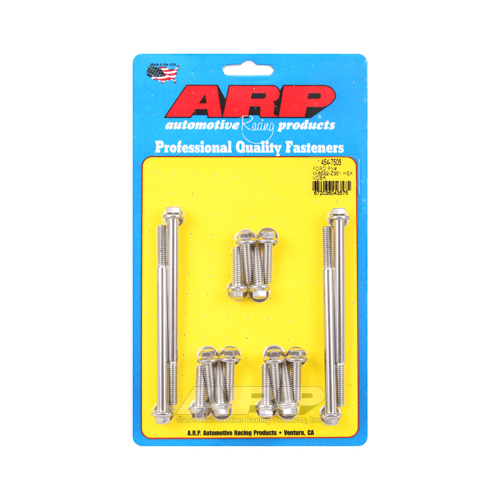 ARP Valve Cover Bolts, Stainless Hex, For Ford Racing Valve Cover, Set of 16