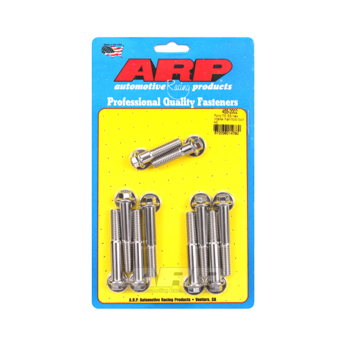 ARP Bolts, Intake Manifold, Hex Head, Stainless Steel, Polished, For Ford 390-428, 180000psi, Kit