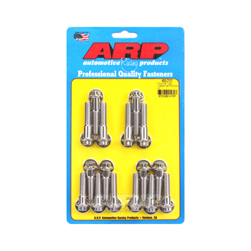 ARP Bolts, Intake Manifold, 12-point Head, Stainless Steel, Polished, For Ford 429-460, 180000psi, Kit