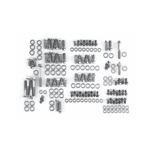 ARP Engine and Accessory Fasteners, Hex Head, Stainless Steel, For Chevrolet, Small Block, Kit