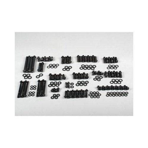 ARP Engine and Accessory Fasteners, Hex Head, Chromoly, Black Oxide, For Chevrolet, 5.7L, 4.3L, Kit