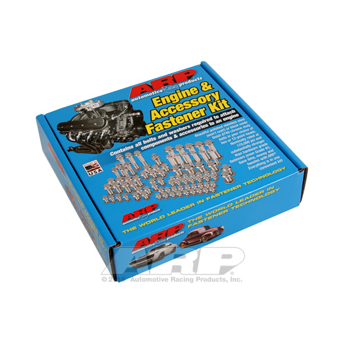 ARP Engine and Accessory Fasteners, Hex Head, Chromoly, Black Oxide, For Chevrolet Small Block, Gen III/LS, Kit