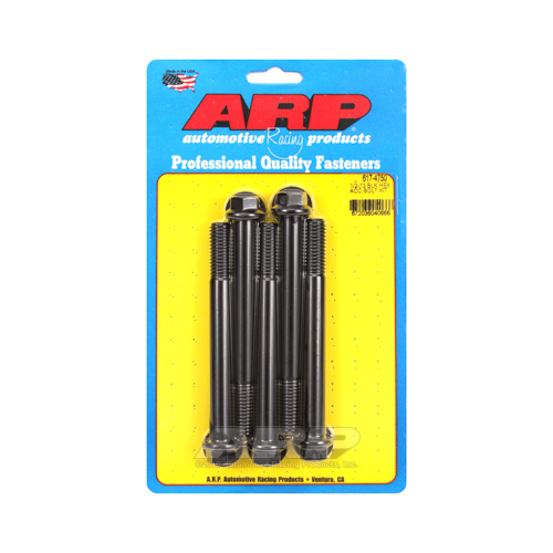 ARP Bolts, 8740 Chromoly, Black Oxide, Hex Head, 1/2-13 in. Thread, 4.75 in. UHL, Set of 5