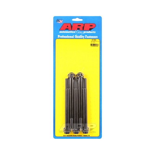 ARP Bolts, 8740 Chromoly, Black Oxide, 12-Point Head, 1/2-13 in. Thread, 6.00 in. UHL, Set of 5