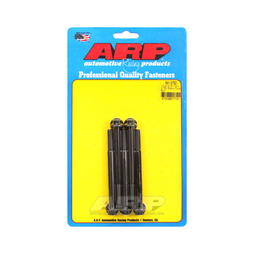 ARP Bolts, 12-Point Head, Custom 450, Black Oxide, 5/16 in.-18 RH Thread, 3.750 in. UHL, Set of 5