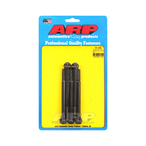 ARP Bolts, 12-Point Head, Custom 450, Black Oxide, 5/16 in.-18 RH Thread, 4.250 in. UHL, Set of 5