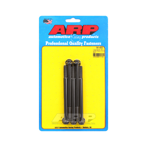 ARP Bolts, 12-Point Head, Custom 450, Black Oxide, 5/16 in.-18 RH Thread, 4.500 in. UHL, Set of 5