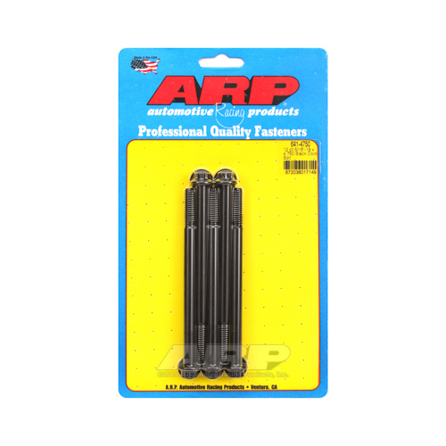 ARP Bolts, 12-Point Head, Custom 450, Black Oxide, 5/16 in.-18 RH Thread, 4.750 in. UHL, Set of 5