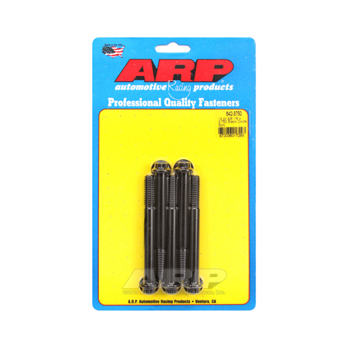 ARP Bolts, 12-Point Head, Custom 450, Black Oxide, 3/8 in.-16 RH Thread, 3.750 in. UHL, Set of 5