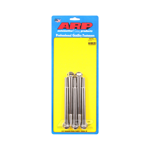 ARP Bolts, Stainless Steel 300, Polished, Hex Head, 1/2-13 in. Thread, 5.75 in. UHL, Set of 5